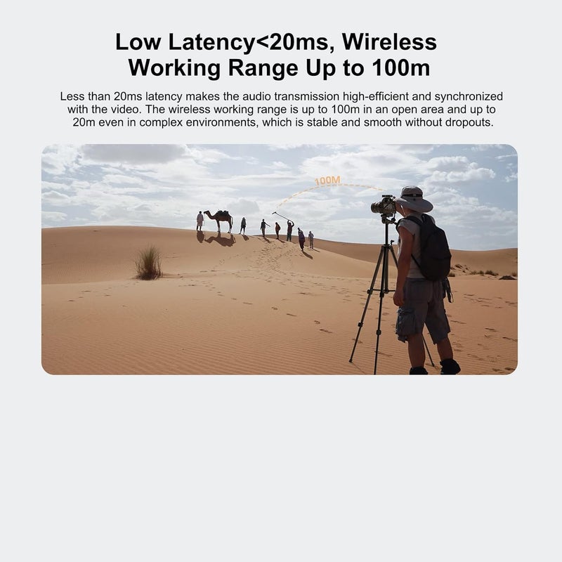 COMICA VM30 Shotgun Microphone, with Wireless Modes, Digital/Analog Output, 75/150Hz Low-Cut Filter Modes, Universal Video Microphone for Filmmakers, Vloggers - Camera, Smartphone, and PC - Image 4